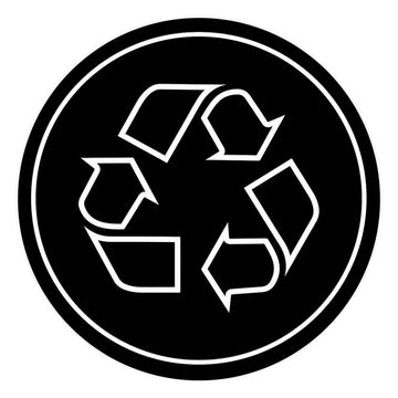 Signs ByLITA Circle Recycling Graphic Door or Wall Sign | Easy Installation | Durable Construction | Promote Health And Safety | Caution Warning Sign for Home, Business and Office Spaces